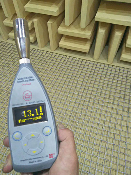 怎么測試消音室本底噪音